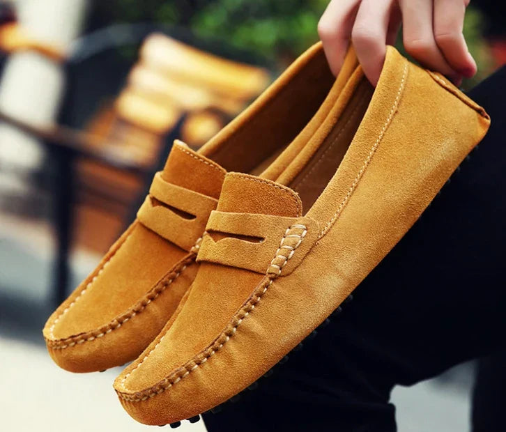 Mocassim Masculino de Camurça Fenric FR305