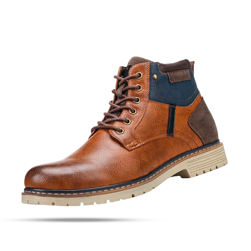 Bota Masculina de Couro Brennor