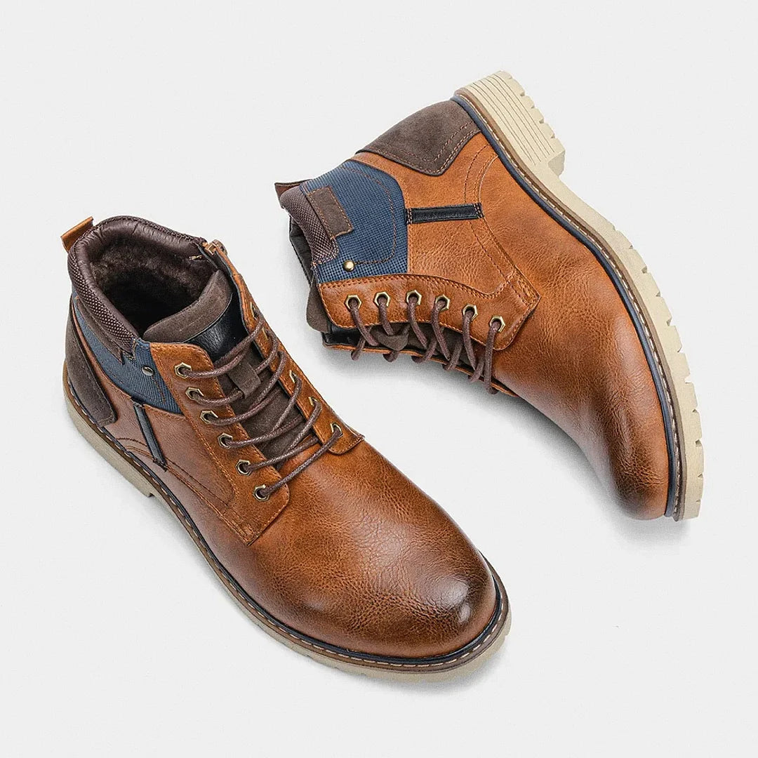 Bota Masculina de Couro Brennor