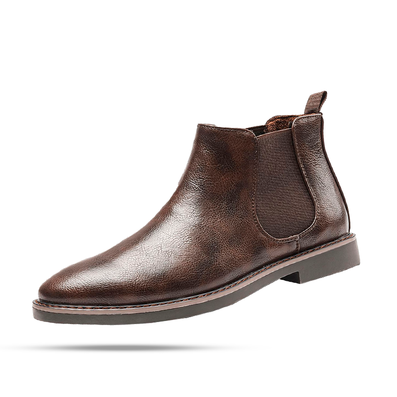 Botas Chelsea Masculina de Couro Arvel