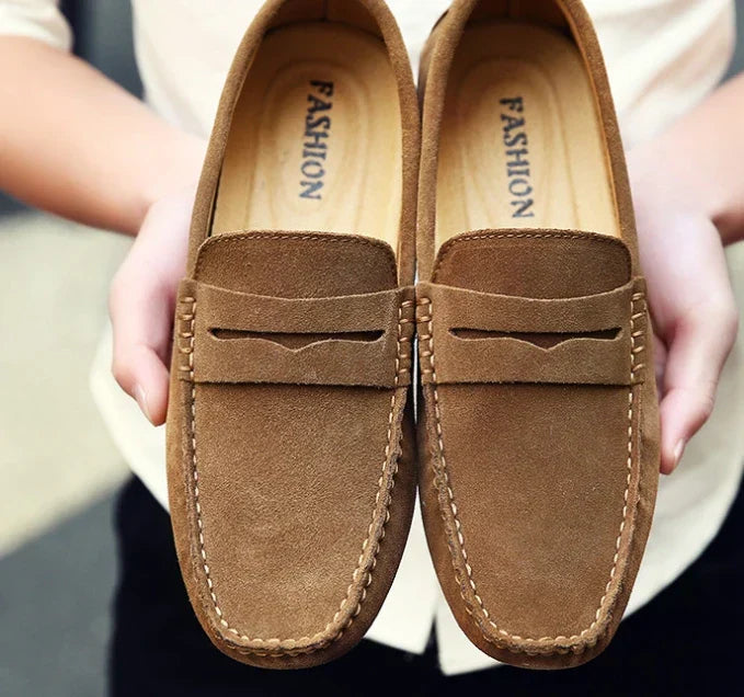 Mocassim Masculino de Camurça Fenric FR305