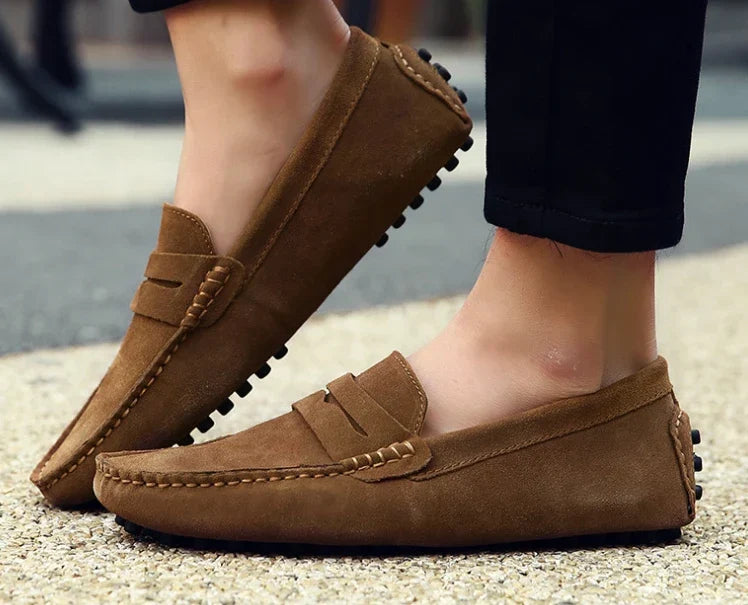 Mocassim Masculino de Camurça Fenric FR305