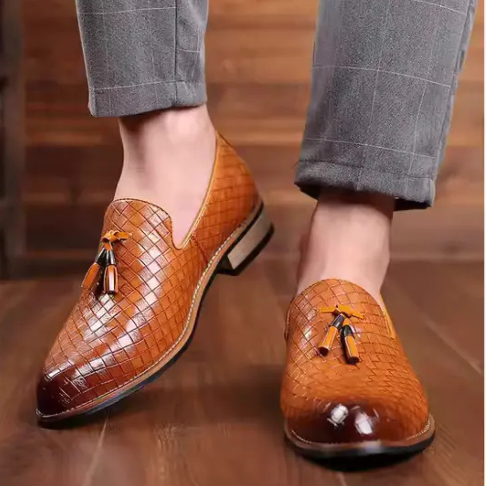 Mocassim Masculino de Couro Oxford Fenric FR307