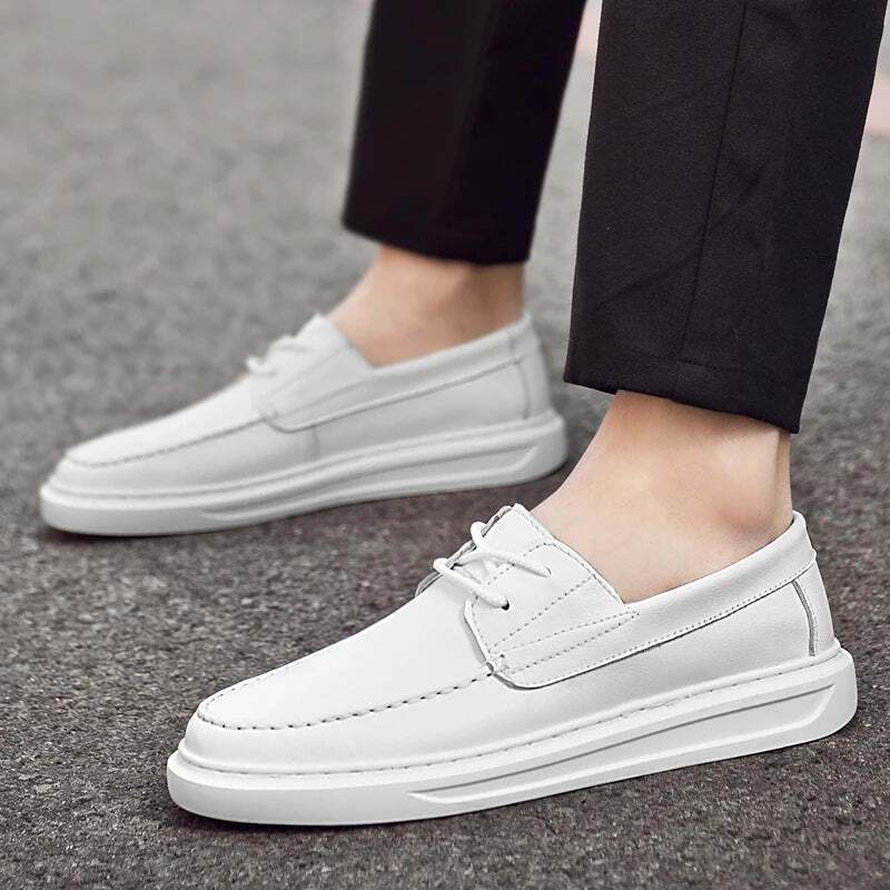 Mocassim Masculino de Couro Fenric RF306