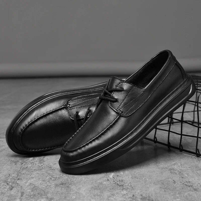 Mocassim Masculino de Couro Fenric RF306